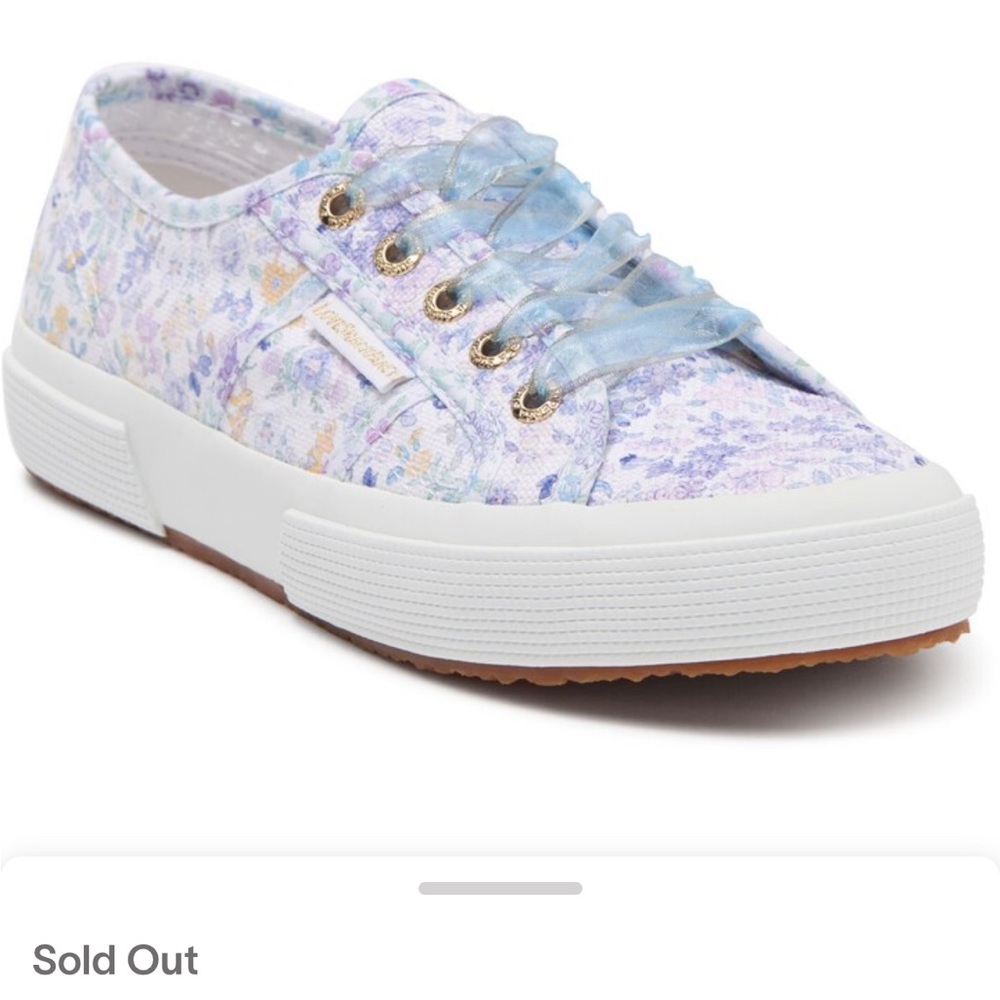 LOVESHACKFANCY x Supergas Canvas Sneakers